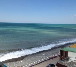 Трёхместный номер Standard с балконом и с видом на море в Шторм