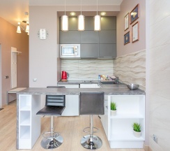 Апартаменты студия Sunny Svetlogorsk 21 в Sunny Svetlogorsk (Санни Светлогорск) на улице Верещагина