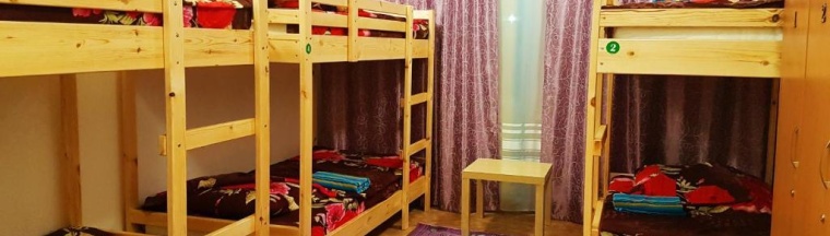 Шестиместный эконом (удобства на этаже) в Уют