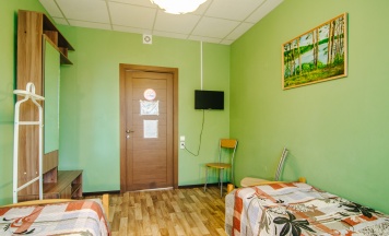 Двухместный номер с 2 отдельными кроватями в Брусничка