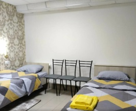 Кровать в 3-местном общем номере в Hotel 777