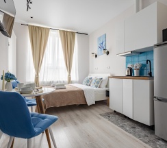 1-комнатные апартаменты студия Волоколамское шоссе 71/22 к2 в InHome24 (ИнХоум24) на шоссе Волоколамское 71/22 корпус 2