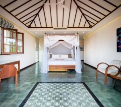 Двухместный номер Deluxe с видом на сад двуспальная кровать в Cassia Cottage Resort and Spa