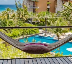 Двухместный люкс с видом на океан (двуспальная кровать) в Отель Xcaret Mexico	