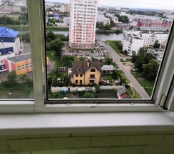 Апартаменты с 2 комнатами с балконом и с видом на город в Апартаменты в центре Орла