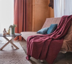 Двухместный номер Делюкс с камином двуспальная кровать в Сарай Сараев