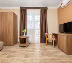 Двух местный Стандарт с 2 доп.местом с балконом в Brown hotel