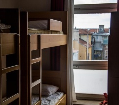 Кровать в общем номере в HI Hostel Zagreb