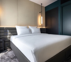 Двухместные апартаменты c 1 комнатой двуспальная кровать в Novotel Living Almaty Jetisu