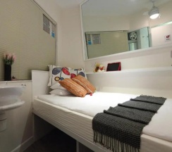 Двухместный номер Mini Apple двуспальная кровать в Apple Inn (Causeway Bay)