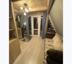 A-frame house в 4 сезона
