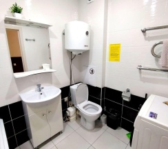2-комнатные апартаменты стандарт с 1 двуспальной кроватью (без окна) в Deluxe apartments