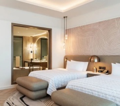 Двухместный номер Renovated Deluxe с видом на море 2 отдельные кровати в Le Meridien Al Aqah Beach