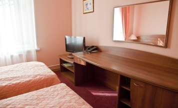 Номер студия с 2 односпальными кроватями в Гостиный дом