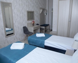 Номер стандарт с 2 односпальными кроватями №9 в Gold hotel