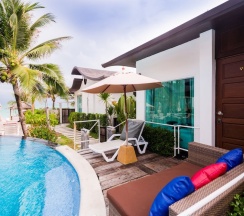 Семейная вилла с балконом и с красивым видом из окна в The samui beach resort