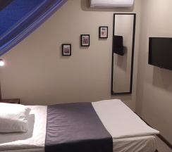 1-местный номер стандарт с 1 односпальной кроватью (мансарда) в Smart Hotel Neo Туапсе