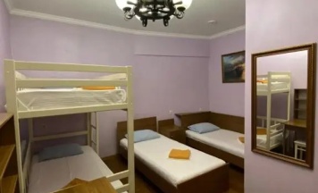 Четырёхместный номер Economy Цокольный этаж (общая ванная комната) в Парус-Сити