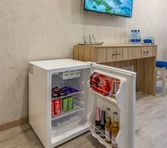 Трехместный номер Deluxe c кроватью размера "King Size" и видом на море в GemstButikHotel