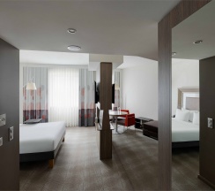 Представительский номер - с двуспальной кроватью в Novotel Москва Киевская