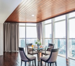 Двухместный люкс Sky Zone Panorama двуспальная кровать в Baiyoke Sky Hotel