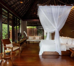Двухместная Pool Villa Tropical двуспальная кровать в Silavadee Pool Spa Resort
