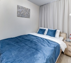 Двухместная комната с 1 кроватью и собственной ванной комнатой в МК Распутина