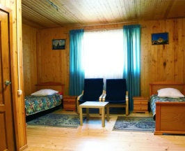 Двухместный номер Эконом (Корпус 2) 2 отдельные кровати в Ателика Улиткино