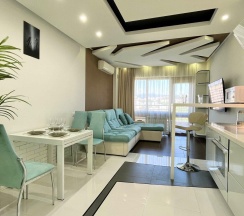 1-комнатные апартаменты студия Сочи, ул. Несебрская 14 в Deluxe apartments