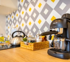 Студия с красивым видом из окна в Апартаменты Welcome Karelia  Riverside в Центре