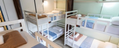 Кровать в общем номере в ZZ Hostel