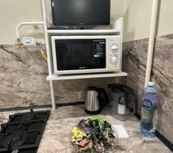 Двухместные апартаменты c 1 комнатой с балконом (двуспальная кровать) в Квартира Уютная однокомнатная с новым ремонтом в историческом цeнтpe города Пcкoва