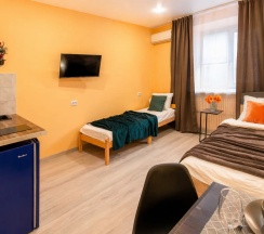 Трёхместная студия в Апартаменты Room-Room Кировский 2