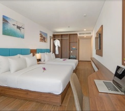 Трёхместный семейный полулюкс в Gold Plaza Hotel Da Nang