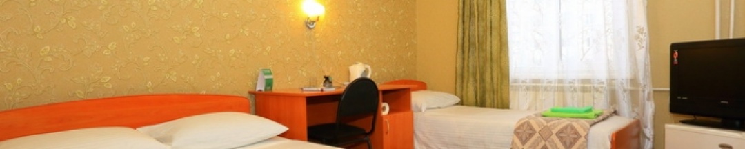 7: Трехместный, с двумя кроватями и рабочим местом [18квм] в Мк Аврора