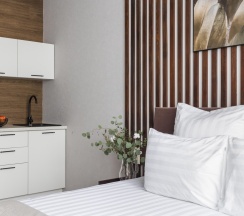 Апартаменты Wood в Hotel design style