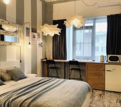 Двухместный люкс Comfort с видом на город (двуспальная кровать) в Loft