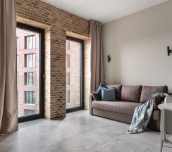 Deluxe апартамент для 4-х гостей с видом на город в SV Loft Apart