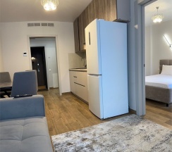 Апартаменты двухкомнатные четырехместные  (улучшенные) с балконом в Polikariya