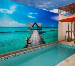 Вилла с 3 комнатами с балконом в Tropicana Pool Villa