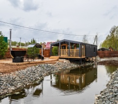 Barnhouse 2 | Банный чан на территории в Берёзовая роща