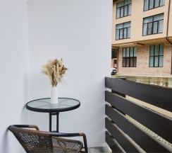 Апартамент улучшенный комфорт панорамный двухместный с кухней и балконом в Панорама Гор