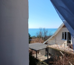 Двухместный номер Comfort с балконом и с красивым видом из окна двуспальная кровать в Горная лаванда