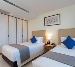 Двухместный номер Deluxe с балконом 2 отдельные кровати в Splash Beach Resort