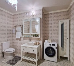 Двухместные апартаменты с красивым видом из окна двуспальная кровать в Travel`s Apart