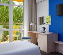 Номер стандарт с 2 односпальными кроватями в Moreleto