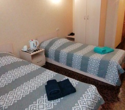 Номер стандарт эконом с 2 односпальными кроватями в Залесный