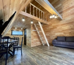 Домик в стиле A-FRAME в Golden Time