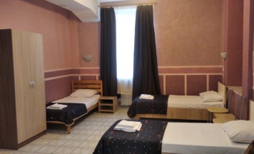 Кровать в 4-местном общем номере в Smart Hotel KDO Калининград