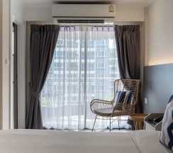 Двухместный номер Deluxe с балконом двуспальная кровать в Heeton Concept Hotel Pattaya by Compass Hospitality